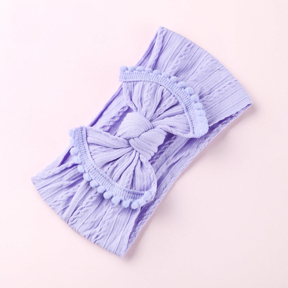 Sweet Soft Lace Headbands Baby Jacquard Hair Accessories Knot Hair Bow Soft band Wholesale 27 Colors European Cute head band Boutique 2019