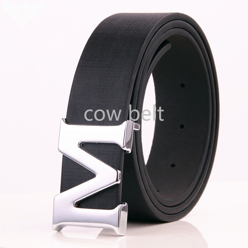 Fashion 2019 High Quality Men Luxury M Belts Mens Cowskin Leather Belt Brand Designer Belts for Men Belts Silver Buckle Free Shipping, Black
Fashion 2019 High Quality Men Luxury M Belts Mens Cowskin Leather Belt Brand Designer Belts for Men Belts Silver Buckle Free Shipping, Black