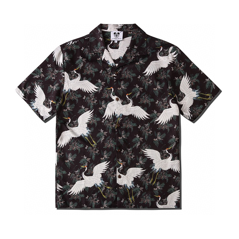 Europe Spring Summer women Men Fantasy Chinese Eastern Style crane Allover print Short Sleeve shirt Cool Artistic Hip hop Shirt Designer Tee, Crane shirt
Europe Spring Summer women Men Fantasy Chinese Eastern Style crane Allover print Short Sleeve shirt Cool Artistic Hip hop Shirt Designer Tee, Crane shirt