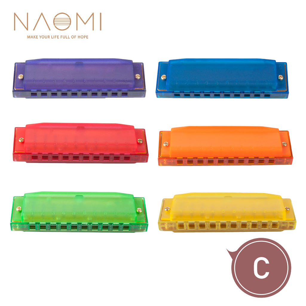 

NAOMI 10 Holes Harmonica Diatonic Best Price Musical Instrument standard Beginner Blues