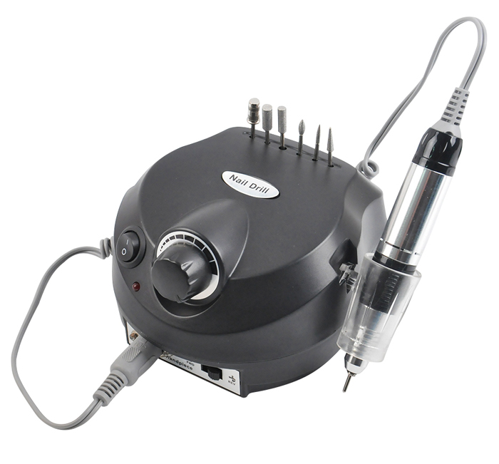 Hot Nail Art Equipment Electric Acrylic Nail Art Drill Nail Polish Machine File Buffer Bits Manicure Pedicure Kit 110v - 220v DHL