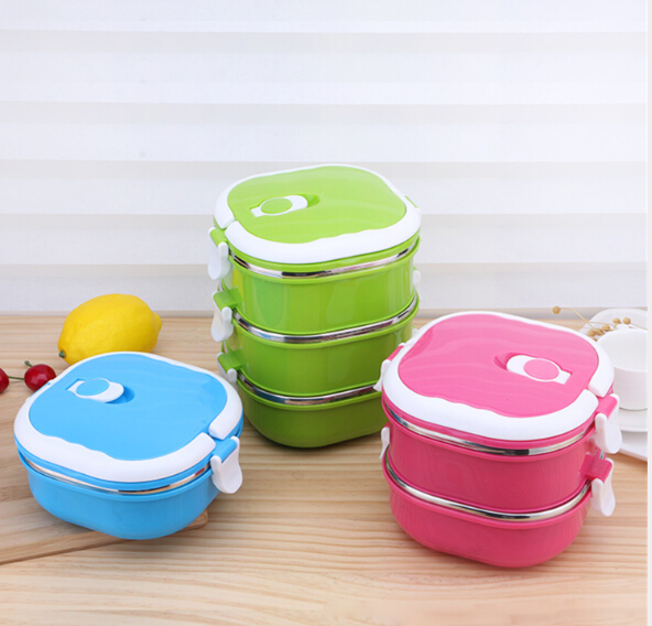 Creative insulated lunch box Square double student lunch box stainless steel storage square lunch box, Picture color
Creative insulated lunch box Square double student lunch box stainless steel storage square lunch box, Picture color