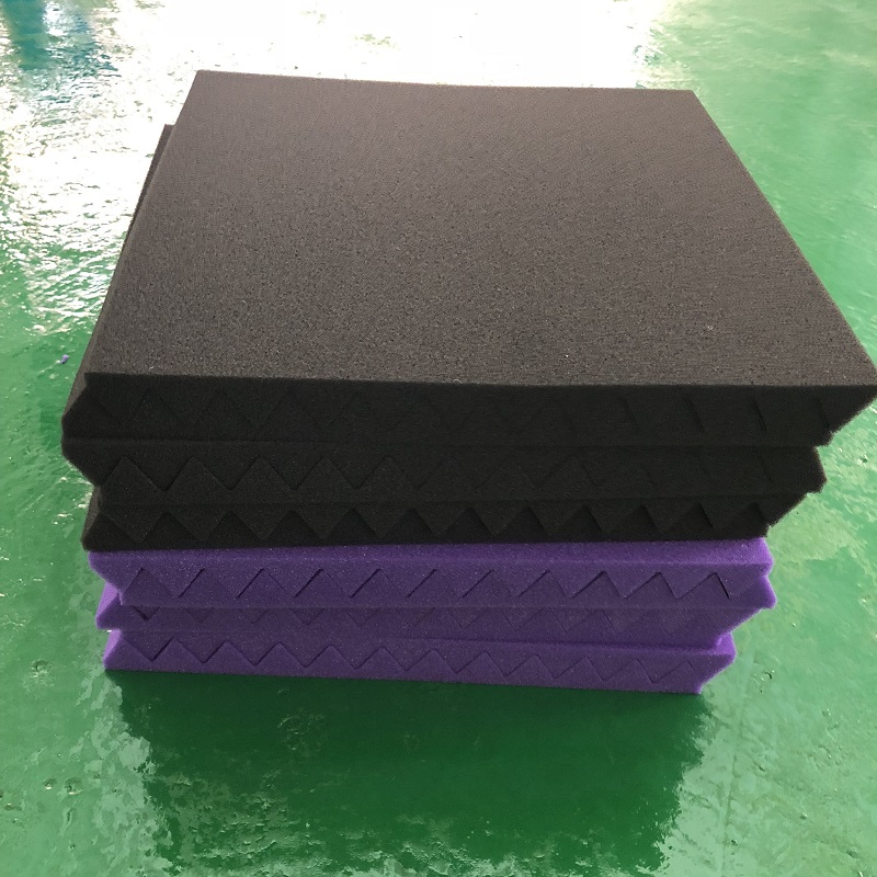 12pcs Acoustic Panels Studio Wedges Fireproof Soundproof Padding Wall Panels 1" X 12" X 12"7998359