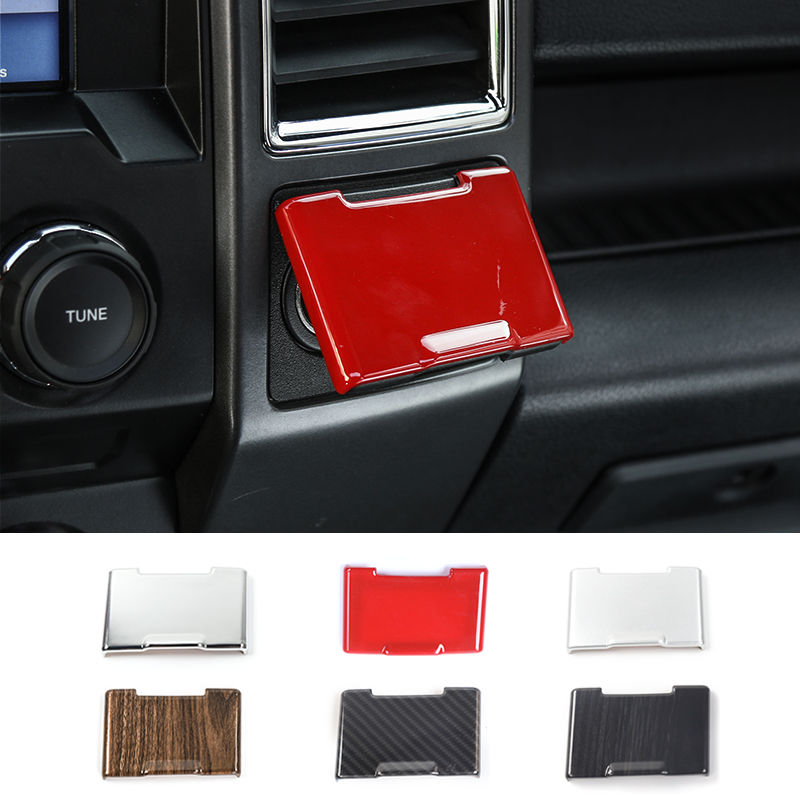 Car Four-Drive System/Power Socket Trim Decoration Cover For Ford F150 Ford F150 2015 2016 2017 2018 Auto Interior Accessories