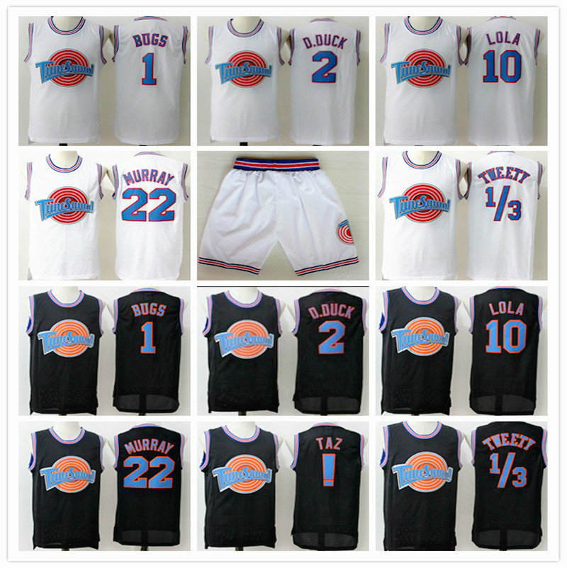 Stitched Space Jam Tune Squad Jerseys Michael 1 Bugs Twetty 1/3 Murray Lola Taz ! D.Duck SHORTS halloween shirts black Road Runner SPORT, 10
Stitched Space Jam Tune Squad Jerseys Michael 1 Bugs Twetty 1/3 Murray Lola Taz ! D.Duck SHORTS halloween shirts black Road Runner SPORT, 10