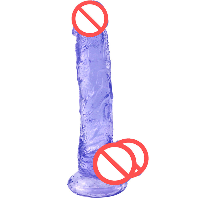 8,46 pouces Dildo réaliste flexible pénis avec une forte Ventouse Lifelike texturés arbre femelle Masturbators Sex Toys