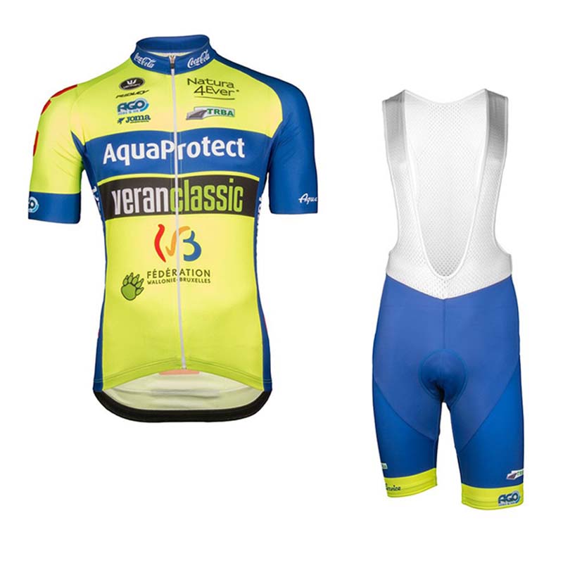 Aqua Protect Veranclassic team Cycling Short Sleeves jersey bib shorts sets Mens Clothing Bike summer quick dry Bicycle clothing U71846, Only tops
Aqua Protect Veranclassic team Cycling Short Sleeves jersey bib shorts sets Mens Clothing Bike summer quick dry Bicycle clothing U71846, Only tops