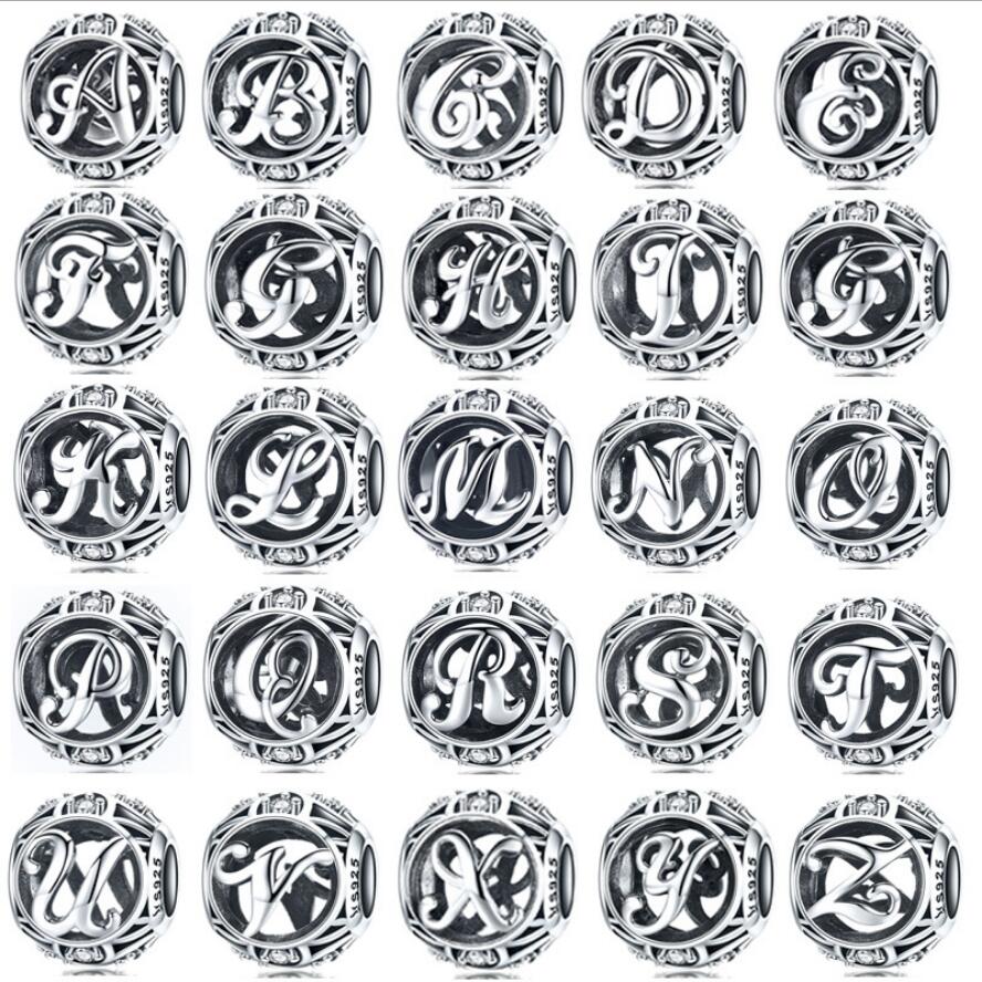 Quality Letter Alphabet Charms Fit European Style Bracelets Solid 925 Sterling Silver DIY Beads for Jewelry Making, Black
Quality Letter Alphabet Charms Fit European Style Bracelets Solid 925 Sterling Silver DIY Beads for Jewelry Making, Black