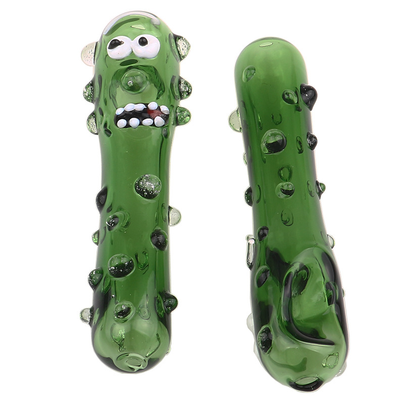 Glass Funny Pickle Pipe Cucumber Heady Hand Pyrex Spoon Cute Water Tobacco Green Bubbler Smoking Pipes Accessories Christmas Gift
Glass Funny Pickle Pipe Cucumber Heady Hand Pyrex Spoon Cute Water Tobacco Green Bubbler Smoking Pipes Accessories Christmas Gift