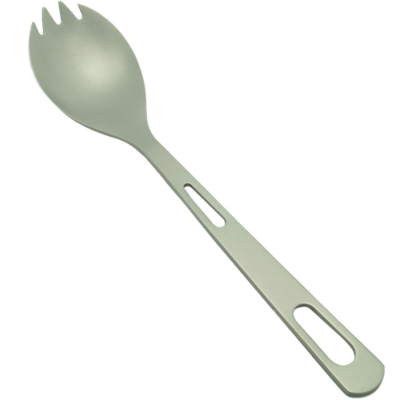 Titanium Spork Multipurpose Portable Cutlery Outdoor Camping Picnic Tableware Fork Spoon Ultra-Light
Titanium Spork Multipurpose Portable Cutlery Outdoor Camping Picnic Tableware Fork Spoon Ultra-Light