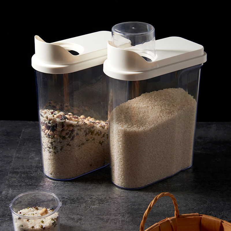Set of 2 pcs Plastic Airtight Cereal Container with Scale Display Kitchen Dry Storage Box Fridge Smell Proof Organizer
Set of 2 pcs Plastic Airtight Cereal Container with Scale Display Kitchen Dry Storage Box Fridge Smell Proof Organizer