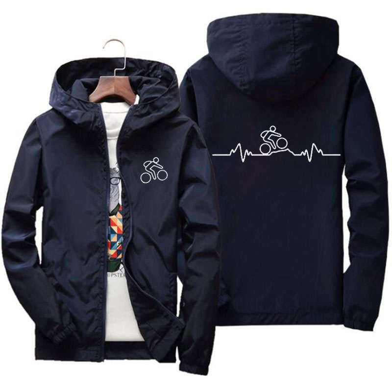 Jacket Men /Women Mountain Biker Heartbeat Hooded Coat Jacket Casual Windbreaker Jackets Outdoor Slim For Male red black, White
Jacket Men /Women Mountain Biker Heartbeat Hooded Coat Jacket Casual Windbreaker Jackets Outdoor Slim For Male red black, White