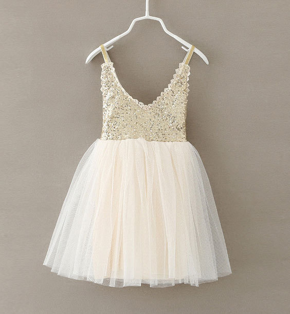 New Hot Children Baby Dress Gold Sequined Lace Sling White Tutu Dresses For Party Wedding Clothing Size 2-6Y vestido infantil, Beige
New Hot Children Baby Dress Gold Sequined Lace Sling White Tutu Dresses For Party Wedding Clothing Size 2-6Y vestido infantil, Beige