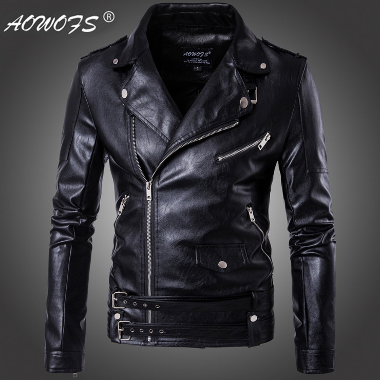 2019 New Male Leather Jacket Coats Design Motorcycle Bomber Leather Jacket Men Autumn Turn-down Collar Slim Fit Plus Size -5XL, Black
2019 New Male Leather Jacket Coats Design Motorcycle Bomber Leather Jacket Men Autumn Turn-down Collar Slim Fit Plus Size -5XL, Black
