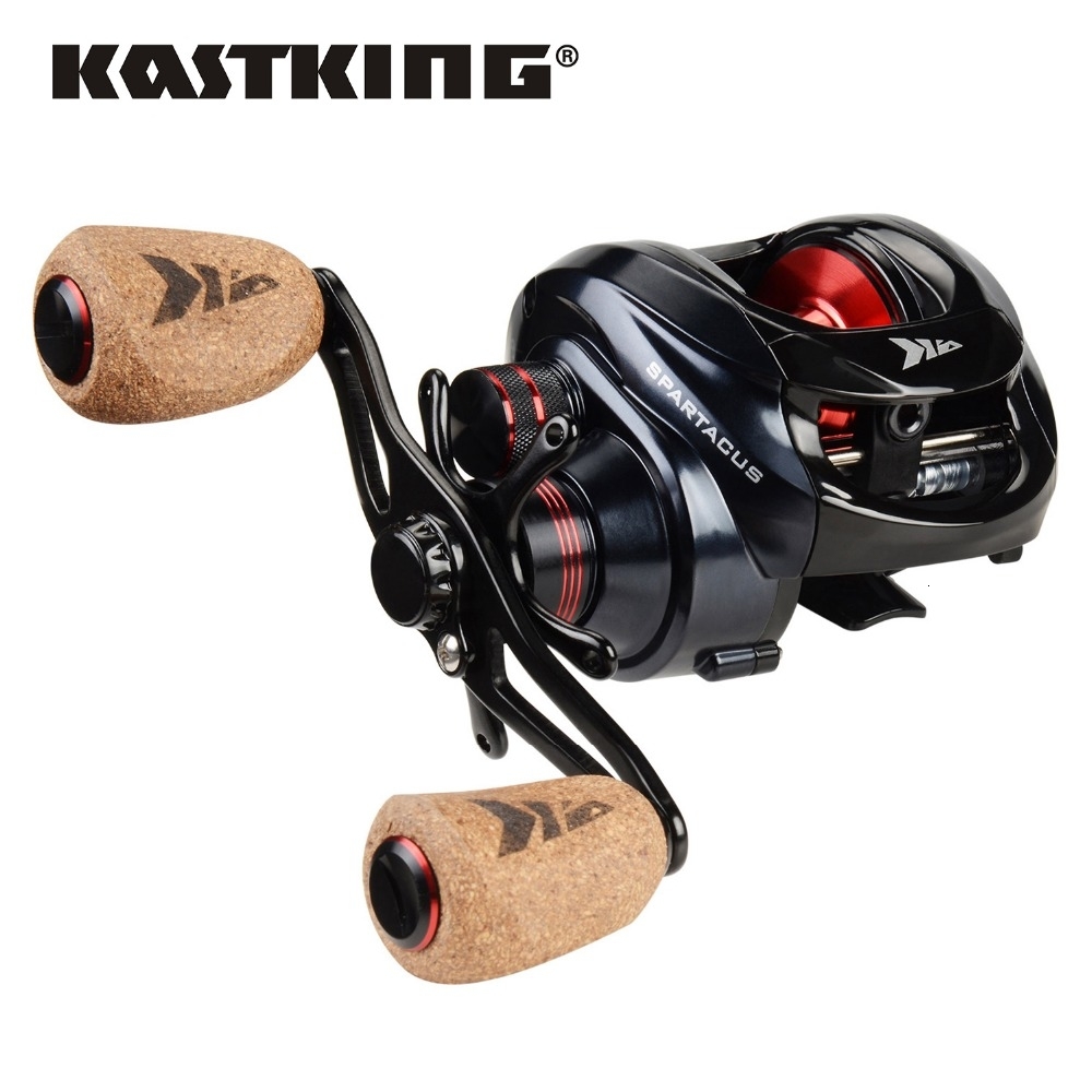 KastKing Spartacus /Spartacus Plus Baitcasting Reel Dual Brake System Reel 8KG Max Drag 11+1 BBs 6.3:1 High Speed Fishing Reel T191015