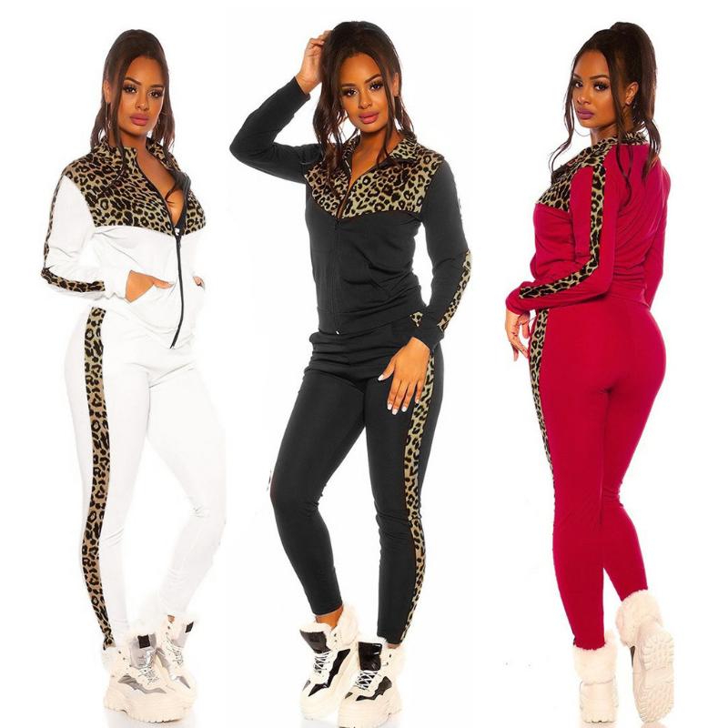 Women Leopard Patchwork Activewear Sportswear Sets Yoga Outfit Jogging Workout, Black
Women Leopard Patchwork Activewear Sportswear Sets Yoga Outfit Jogging Workout, Black