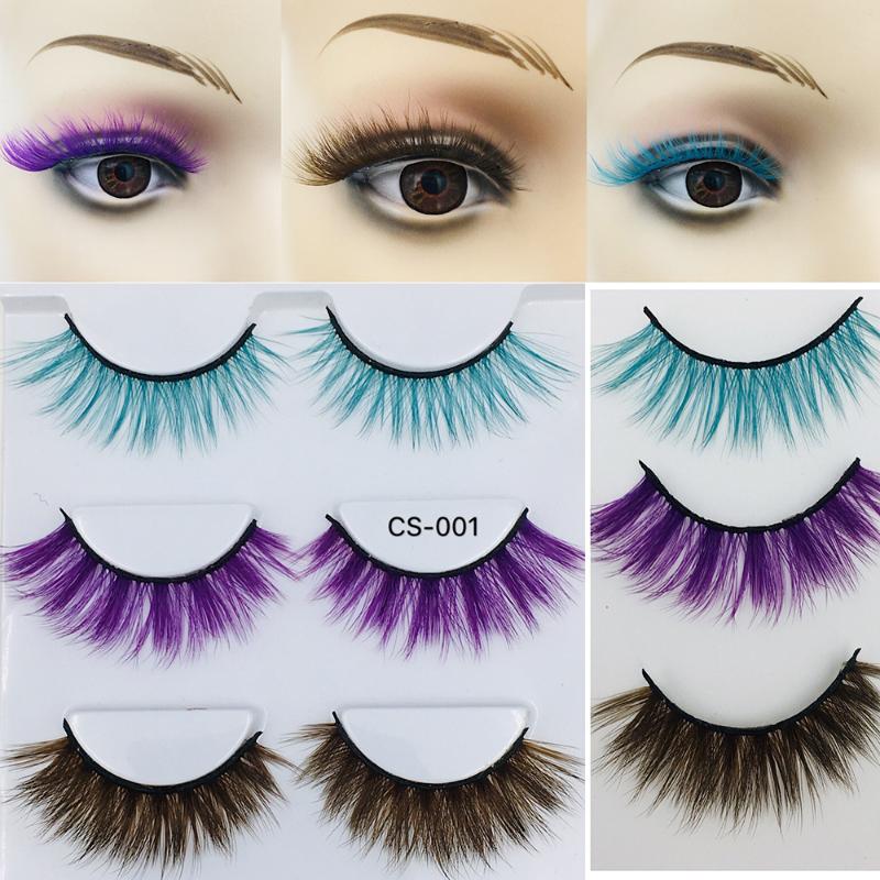 False Eyelashes 3D Mink Blue Purple Brown Long Lasting Eyelash Soft Crisscross Fake Extension 3Pairs/set 2021
False Eyelashes 3D Mink Blue Purple Brown Long Lasting Eyelash Soft Crisscross Fake Extension 3Pairs/set 2021