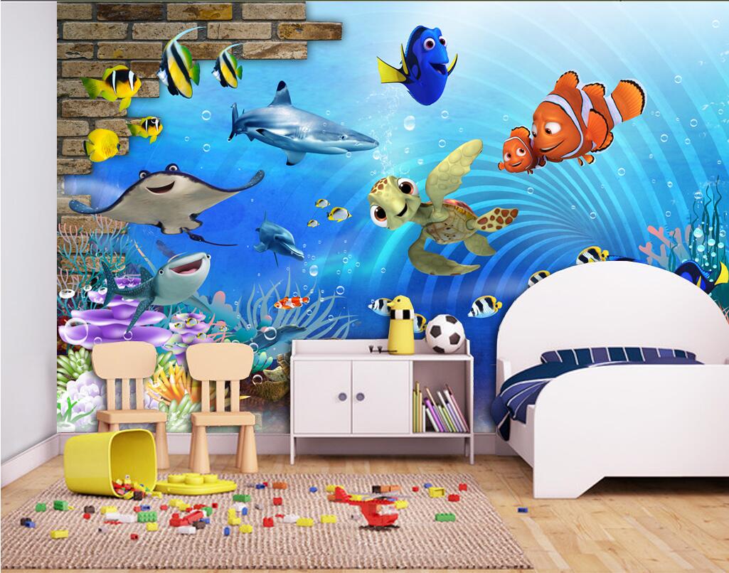 WDBH 3d wallpaper custom photo Marine shark sea turtle brick wall painting children's room home decor 3d wall mural wallpaper for walls 3 d, Non-woven
WDBH 3d wallpaper custom photo Marine shark sea turtle brick wall painting children's room home decor 3d wall mural wallpaper for walls 3 d, Non-woven