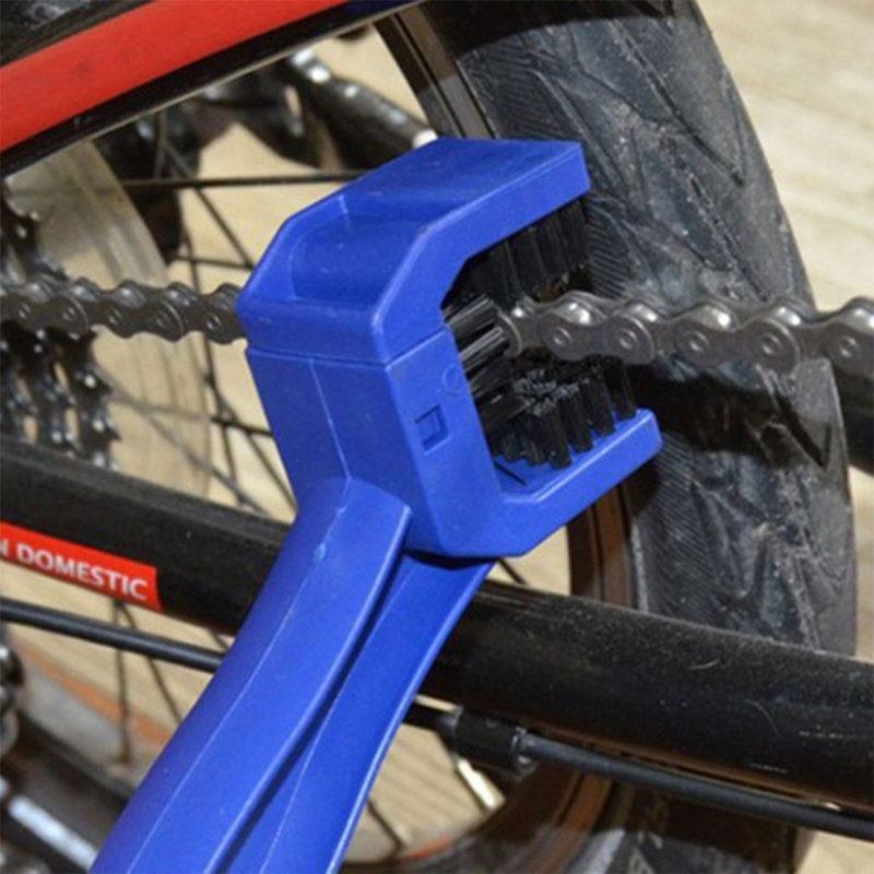 Motorcycle Bicycle Chain Brake Remover Clean Brush Gear Grunge Brush Cleaner Outdoor Cleaner Scrubber Tool For Car Motor Bike