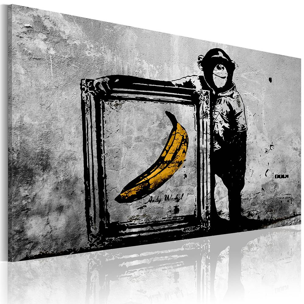 Wall Art of Monkeys and Bananas Painting Pictures Print On Canvas The Picture For The Home Modern Decoration Piece(Frame:No)