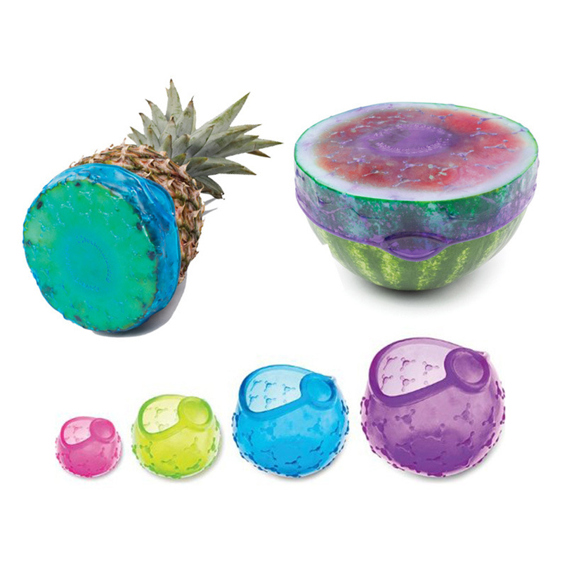 4 Pcs Silicone Fruit Lids Bowls Cups Universal Refrigerator Storage Cover Set Saver Stretch Airtight Bags Kitchen Tool
4 Pcs Silicone Fruit Lids Bowls Cups Universal Refrigerator Storage Cover Set Saver Stretch Airtight Bags Kitchen Tool