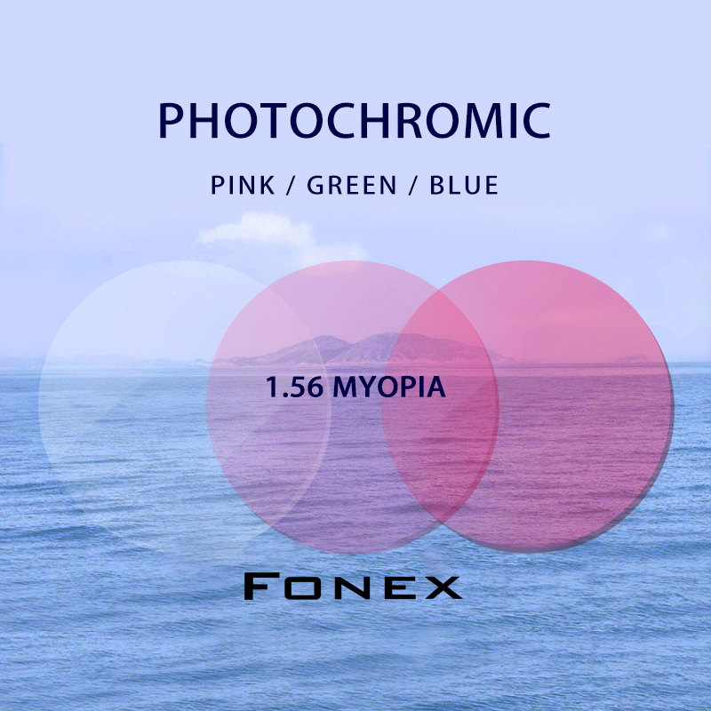 1.56 (-0.50-4.00) Photochromic Pink Green Blue Prescription CR-39 Resin Aspheric Glasses Lenses Myopia Sunglasses Lens
1.56 (-0.50-4.00) Photochromic Pink Green Blue Prescription CR-39 Resin Aspheric Glasses Lenses Myopia Sunglasses Lens