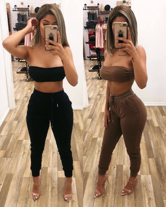 Women Two Pieces Sports Set Sportswear Sleeveless Crop Top High Waist Pencil Pants Fitness Yoga Running Pants Lady Trousers, Black
Women Two Pieces Sports Set Sportswear Sleeveless Crop Top High Waist Pencil Pants Fitness Yoga Running Pants Lady Trousers, Black