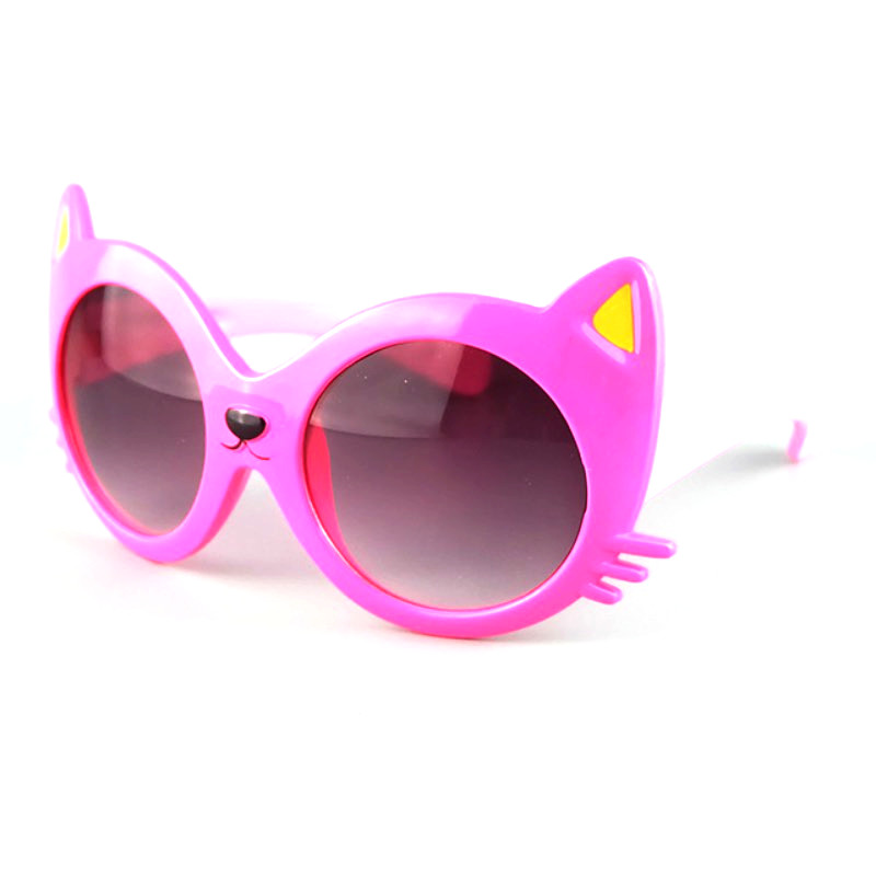 Cat Eye Kids Sunglasses Boy Girl Fashion UV Protection Sun Glasses Simple Cute Eyeglasses Frame Child Eyewear Summer Beach Accessories YC067