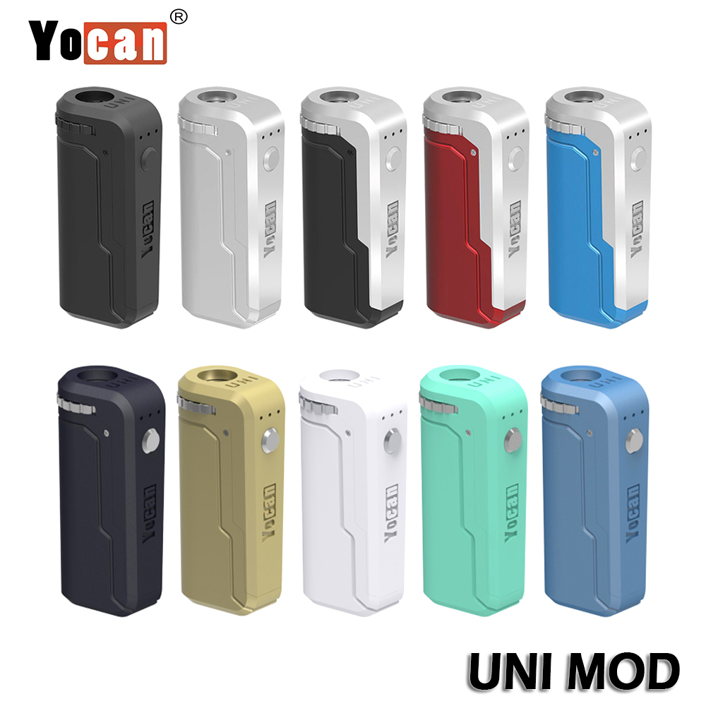 Authentic Yocan UNI Mod Universal Box Mod Battery For All Width of Cartridges / Oil Atomizers Preheating Voltage Adjustable Vape Mod
Authentic Yocan UNI Mod Universal Box Mod Battery For All Width of Cartridges / Oil Atomizers Preheating Voltage Adjustable Vape Mod