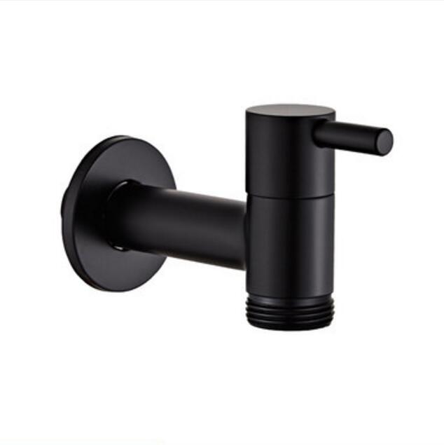 Outdoor Faucet Garden Bibcock Tap Bathroom Washing Machine Faucet mop Faucet Single Cold Antique BronzeBlack Oil Brushed3304525