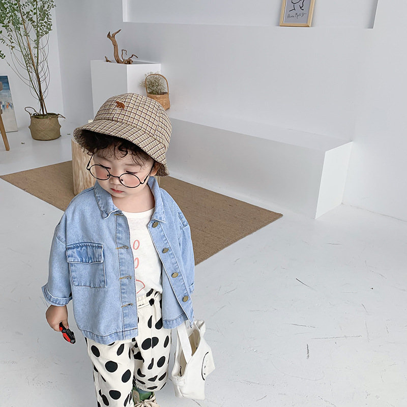 New Kids Jackets Fashion Korean High Quality Denim Jacket for Girl Boys Clothing 2020 Spring Children Outerwear 2 3 4 5 6 Years, Blue
New Kids Jackets Fashion Korean High Quality Denim Jacket for Girl Boys Clothing 2020 Spring Children Outerwear 2 3 4 5 6 Years, Blue