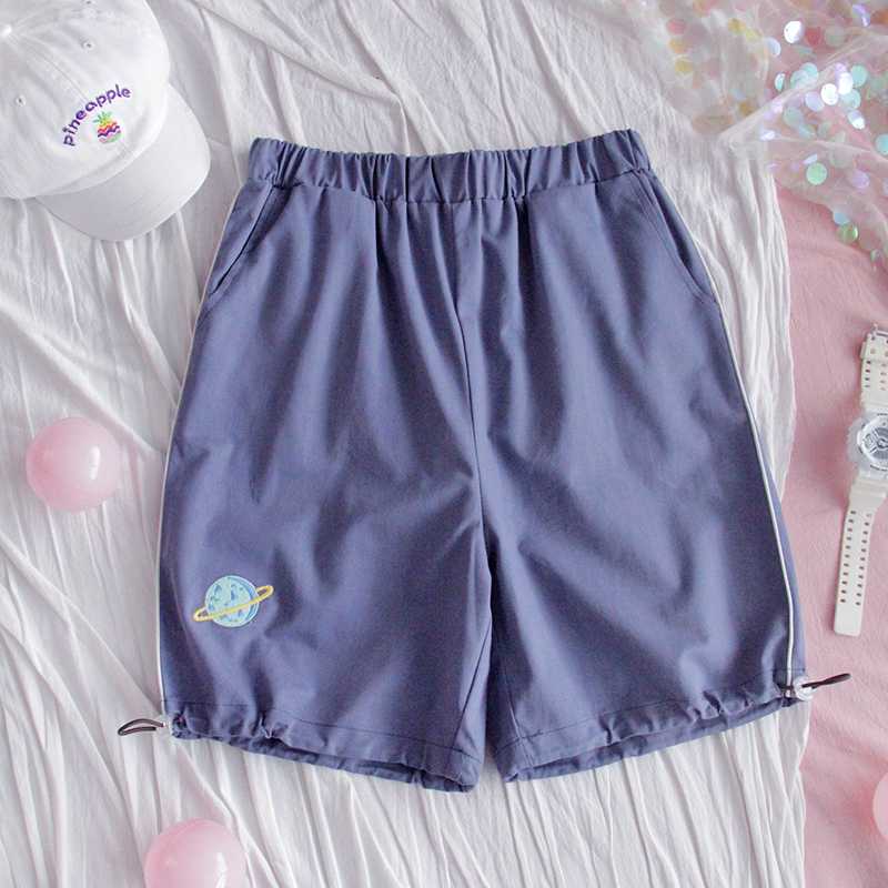 Small Fresh Sports shorts Girls Summer Loose Ins Student Japanese Harajuku Wild Soft sister Casual Five Shorts College style, Blue
Small Fresh Sports shorts Girls Summer Loose Ins Student Japanese Harajuku Wild Soft sister Casual Five Shorts College style, Blue