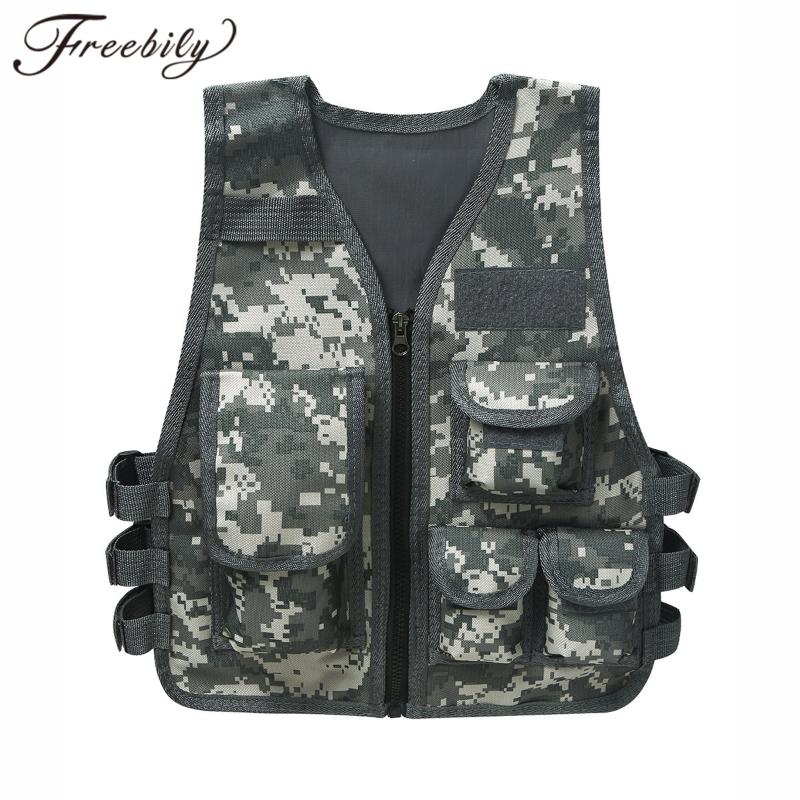Children Tactical Vest Combat CS Game Training Vest Camping Outdoor Waistcoat with Multi Pockets Kids Boys Hunting, Black
Children Tactical Vest Combat CS Game Training Vest Camping Outdoor Waistcoat with Multi Pockets Kids Boys Hunting, Black