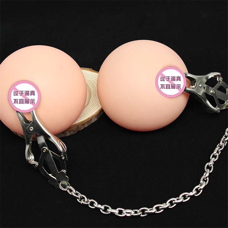 Butterfly Bosom Nipple Clamps quality metal bdsm toys chain nipple sucker sex toys for women adult sex products shop