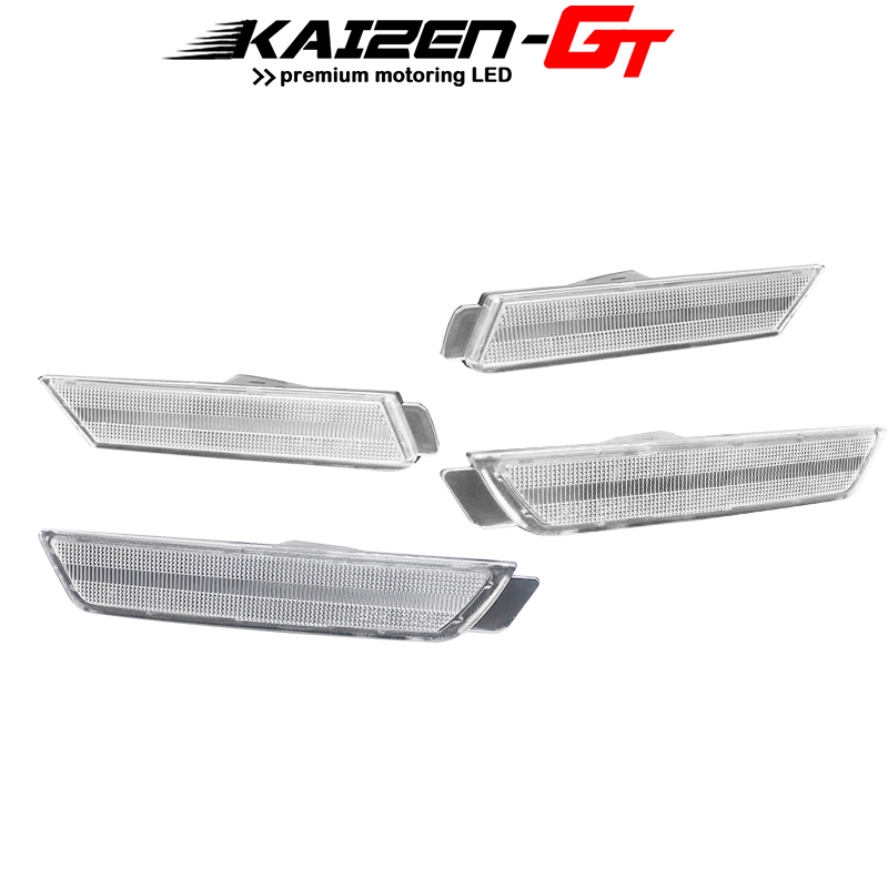 4PCS Smoked /Clear Lens Car Front & Rear Bumper Side Marker Light Covers Housings For 2010-2015 Camaro, No Bulb/Socket
4PCS Smoked /Clear Lens Car Front & Rear Bumper Side Marker Light Covers Housings For 2010-2015 Camaro, No Bulb/Socket