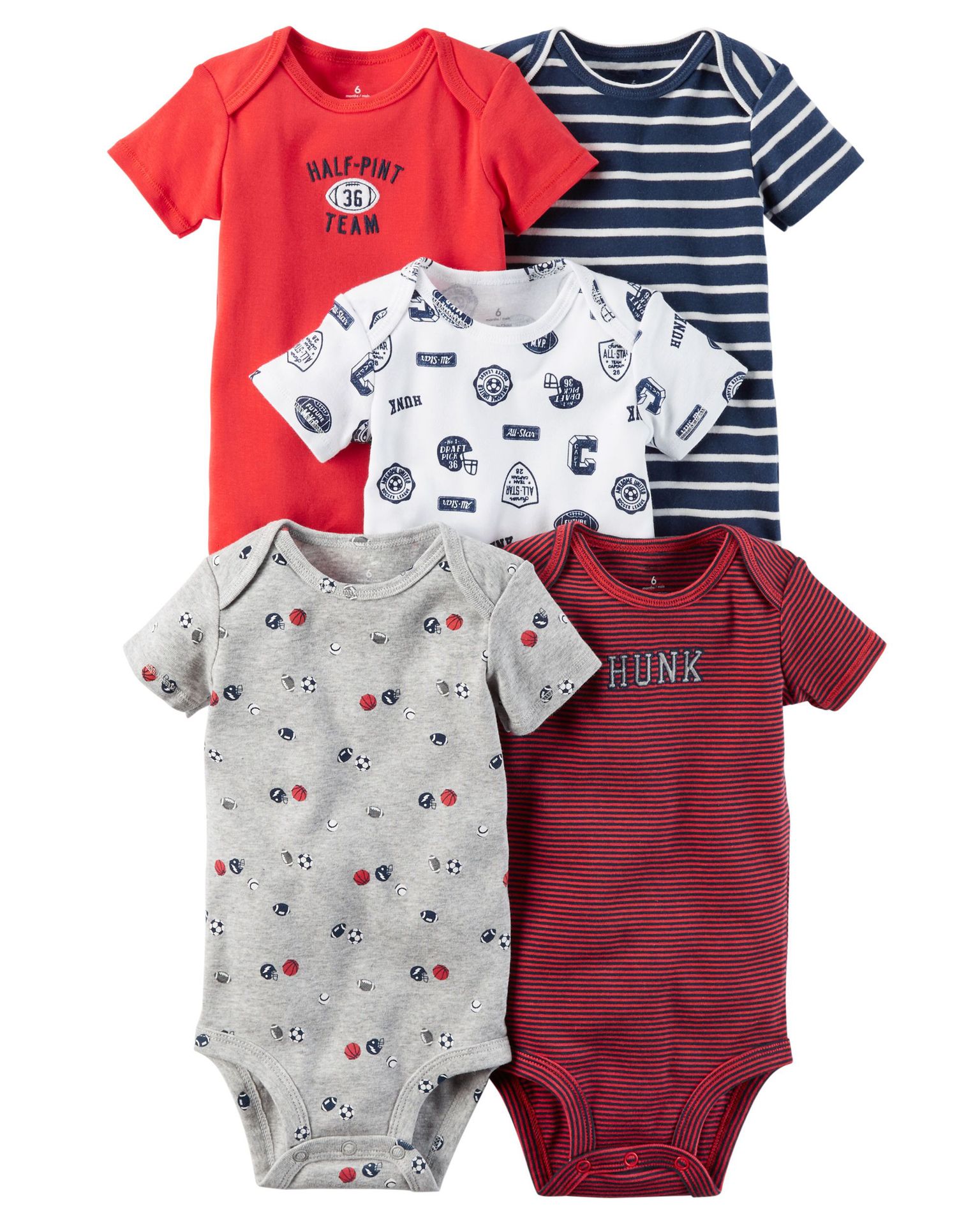 Uniesx Newborn Baby Rompers Clothing 5Pcs/Lot Infant Jumpsuits 100%Cotton Children Roupa De Bebe Girls&Boys Baby Clothes
