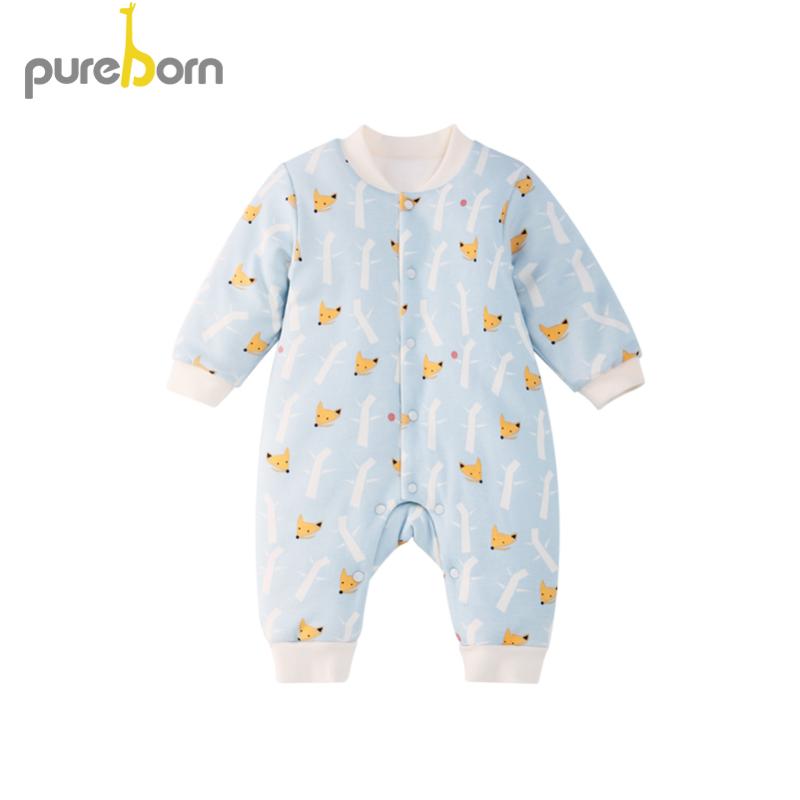 Pureborn Newborn Unisex Baby Boy Romper Long Sleeve Thicken Winter Clothes for Baby Girls Cartoon Jumpsuit Costumes, Blue
Pureborn Newborn Unisex Baby Boy Romper Long Sleeve Thicken Winter Clothes for Baby Girls Cartoon Jumpsuit Costumes, Blue