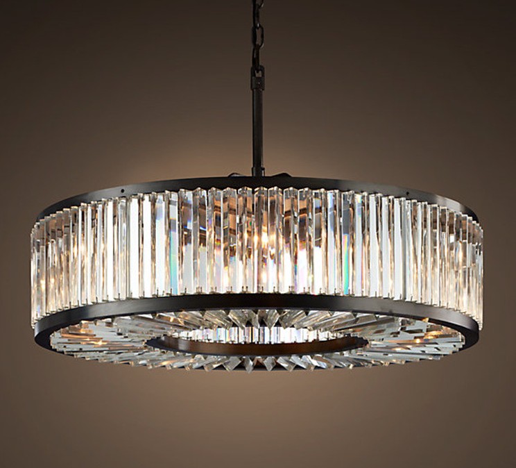 American Retro Lustre K9 Crystal E14 Pendant Light Round Matte Black Round Hanging Lamp for Dinner Table Vintage Suspend Lamp LLFA
American Retro Lustre K9 Crystal E14 Pendant Light Round Matte Black Round Hanging Lamp for Dinner Table Vintage Suspend Lamp LLFA