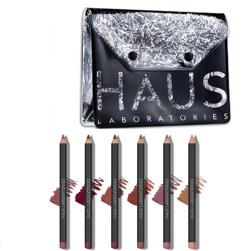 HAUS LABORATORIES lipliners 6 color longwearing demi-matte hues offer mystic rip lip liner HOLIDAY SET, 6pc
HAUS LABORATORIES lipliners 6 color longwearing demi-matte hues offer mystic rip lip liner HOLIDAY SET, 6pc