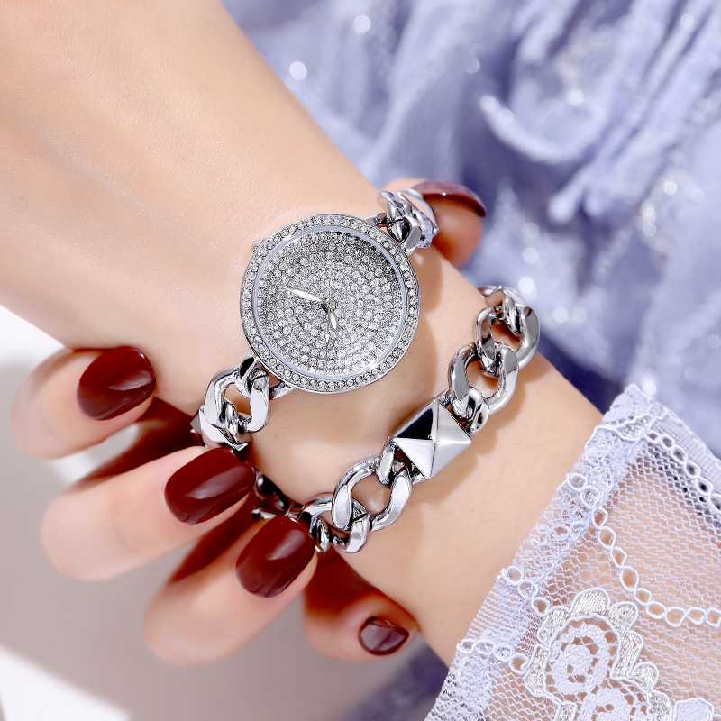 Cacaxi Diamond Watch For Women Ladies Silver Round Watch Analog Quartz Movt Unique Female A161, Gold
Cacaxi Diamond Watch For Women Ladies Silver Round Watch Analog Quartz Movt Unique Female A161, Gold