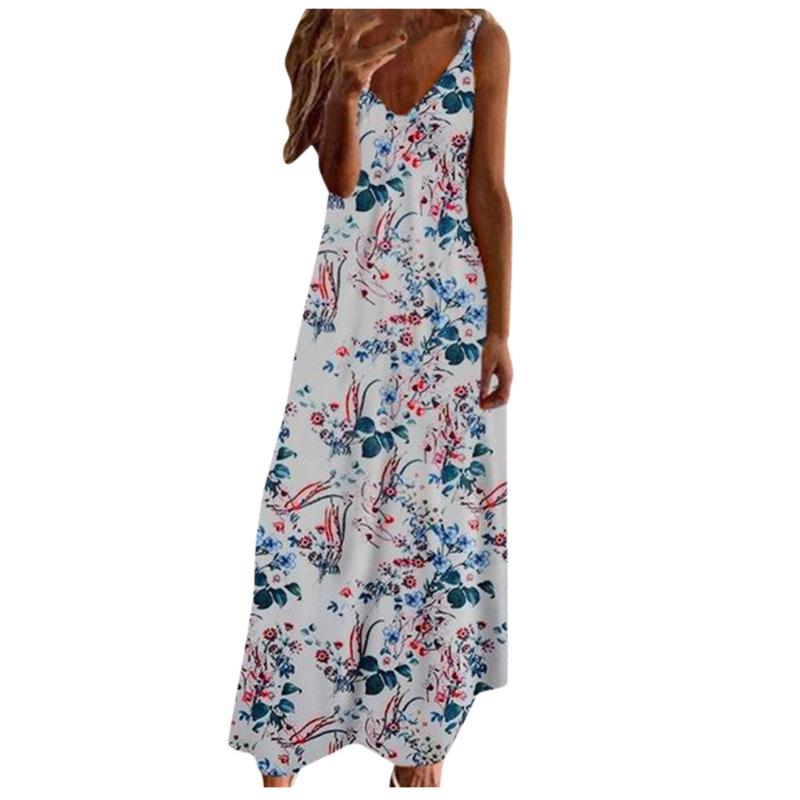 SAGACE Dress Women Plus Size Print Daily Casual beach dresses and tunics Sleeveless Vintage Bohemian V Neck Maxi Dress vestidos
SAGACE Dress Women Plus Size Print Daily Casual beach dresses and tunics Sleeveless Vintage Bohemian V Neck Maxi Dress vestidos