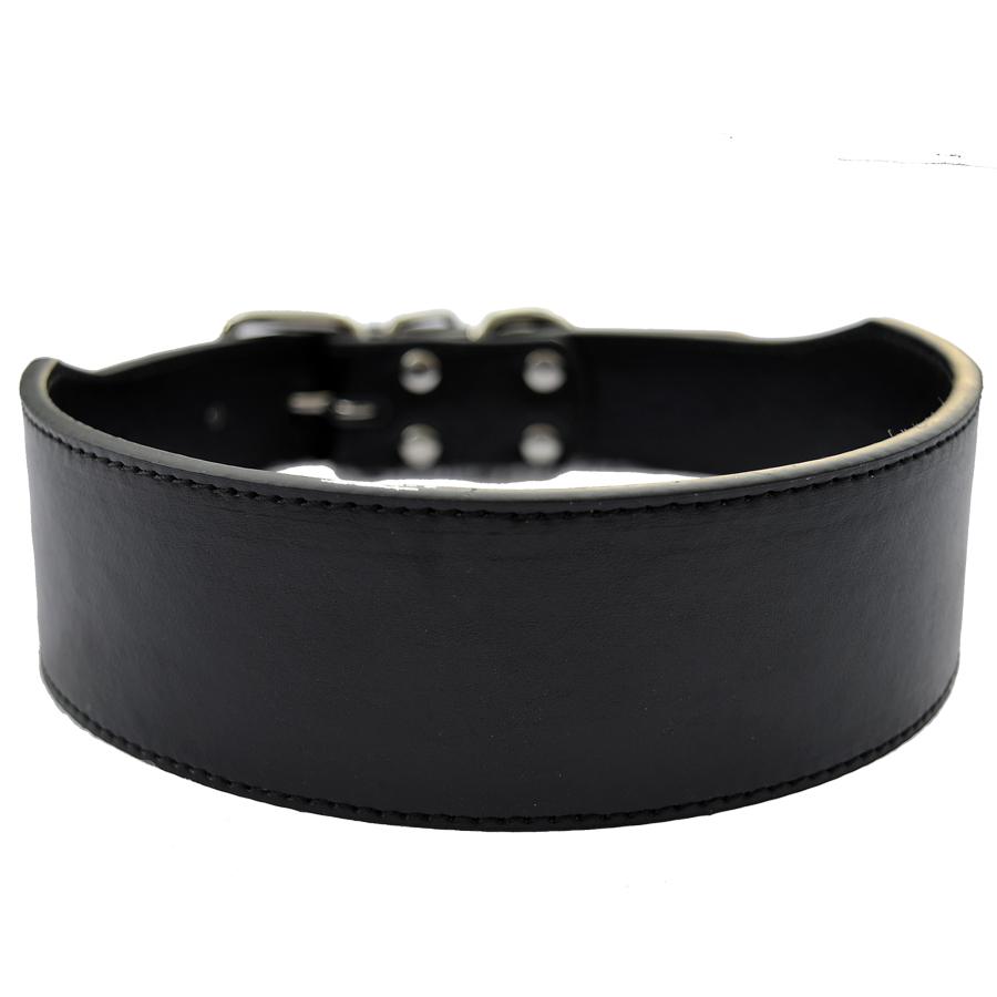Large Pet Dog Collar 2 Inch Wide Pu Leather Collar White Black Red Pink Gold Color Medium Size Pet Products Adjustable XXL