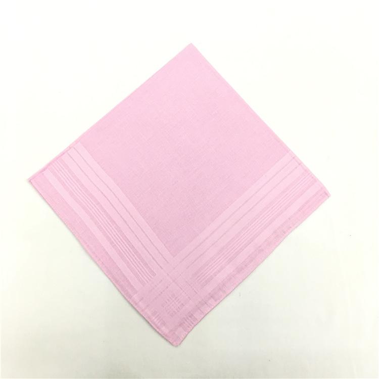 12PCS 43 * 43CM Pure Cotton Light Color Lady Handkerchief Big Satin Handkerchief