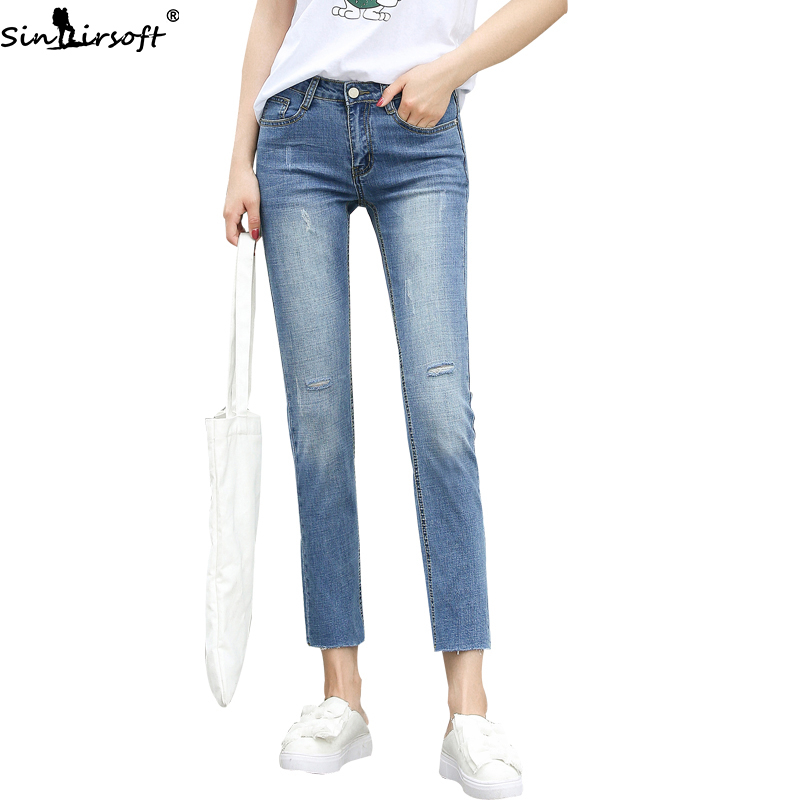 2019 New Hole Fashion Personality Edge High Waist Jeans Woman Befree Trend Comfortable Thin Straight Denim Pants Women, Light blue
2019 New Hole Fashion Personality Edge High Waist Jeans Woman Befree Trend Comfortable Thin Straight Denim Pants Women, Light blue