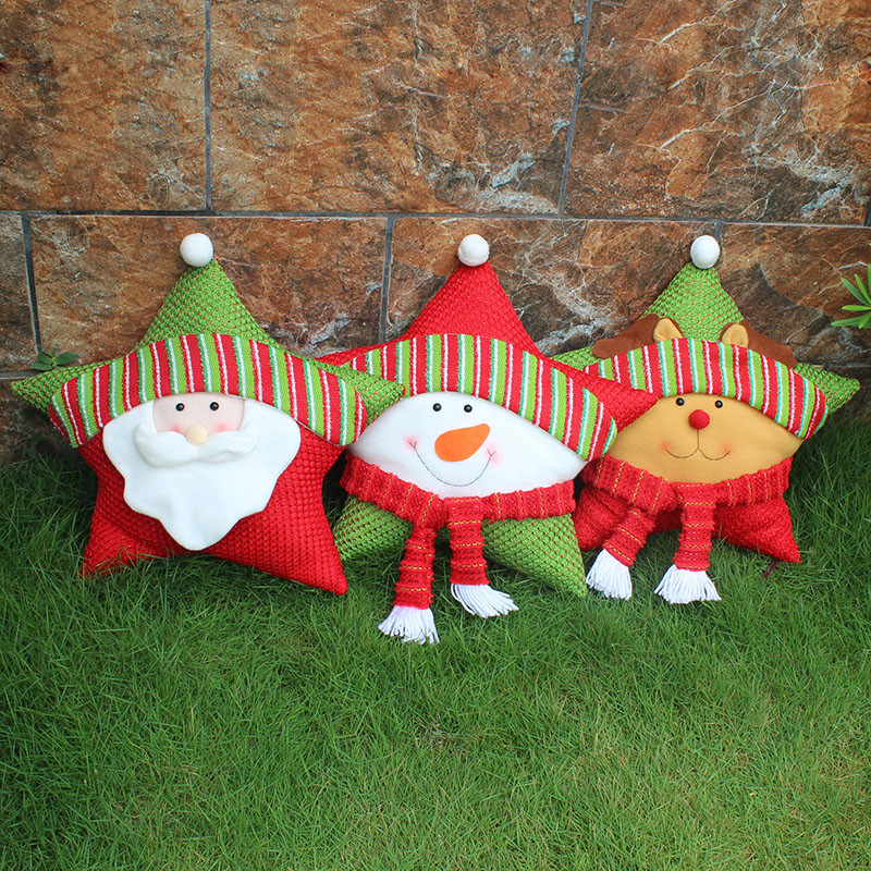 Star Pillow Christmas Decorations For Home Santa Clause Christmas Deer Cushion Car Pillows Soft Cushion Home Textile Decor
Star Pillow Christmas Decorations For Home Santa Clause Christmas Deer Cushion Car Pillows Soft Cushion Home Textile Decor