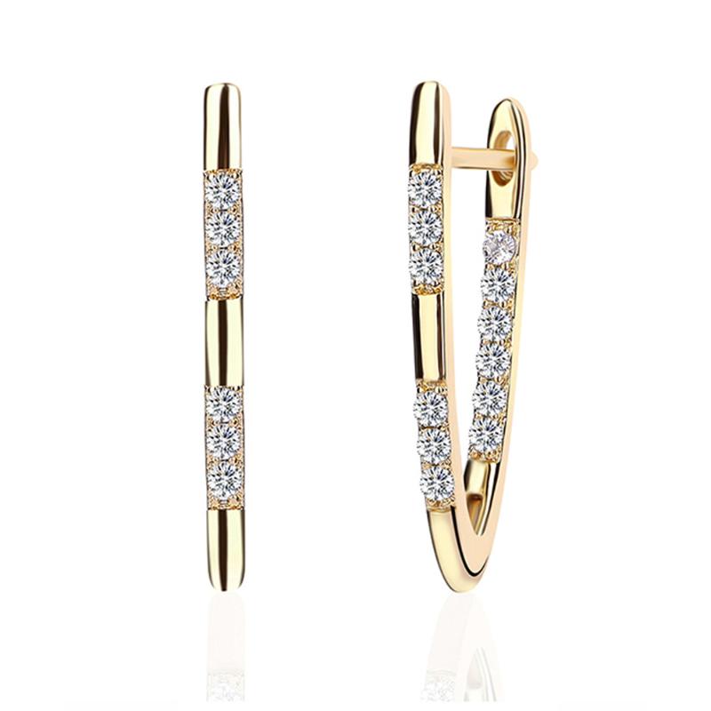 Hoop & Huggie Fashion Unique Design V Shape Geometric Cubic Zirconia Gold Earrings For Women Ladies Hiphop 2021
Hoop & Huggie Fashion Unique Design V Shape Geometric Cubic Zirconia Gold Earrings For Women Ladies Hiphop 2021