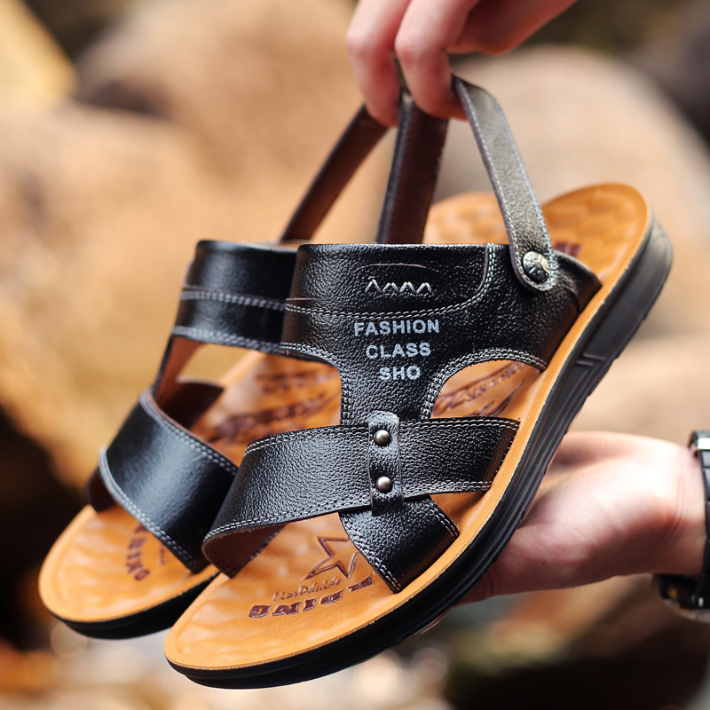 Yomior New Men Shoes Real Leather Vintage Outdoor Work Casual Shoes Summer Beach Platform Sandals Slippers Flip Flop Flats, Black
Yomior New Men Shoes Real Leather Vintage Outdoor Work Casual Shoes Summer Beach Platform Sandals Slippers Flip Flop Flats, Black