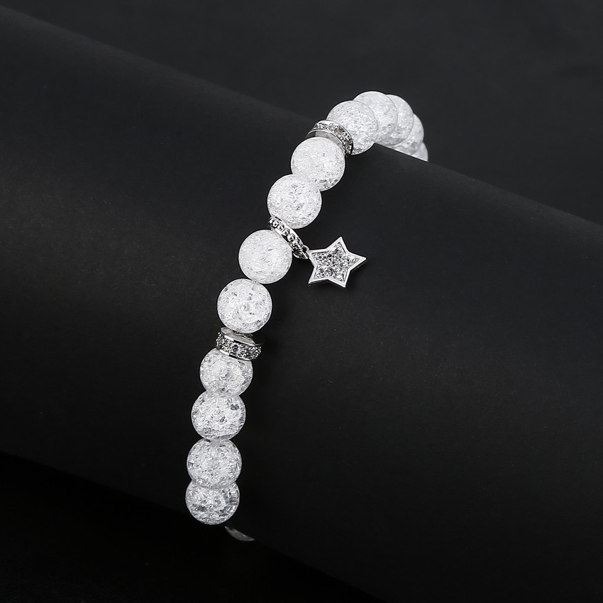 Popcorn crystal star bracelet group women's simple and exquisite sweet temperament wrist jewelry