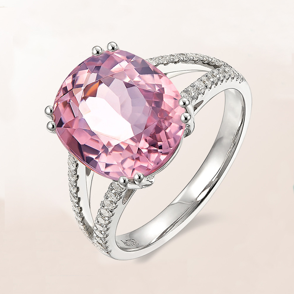 Temperament Luxurious Personality Pink Colour Zircon Ring High File Plating White Gold: War In Paradise Popular Ring Woman
Temperament Luxurious Personality Pink Colour Zircon Ring High File Plating White Gold: War In Paradise Popular Ring Woman