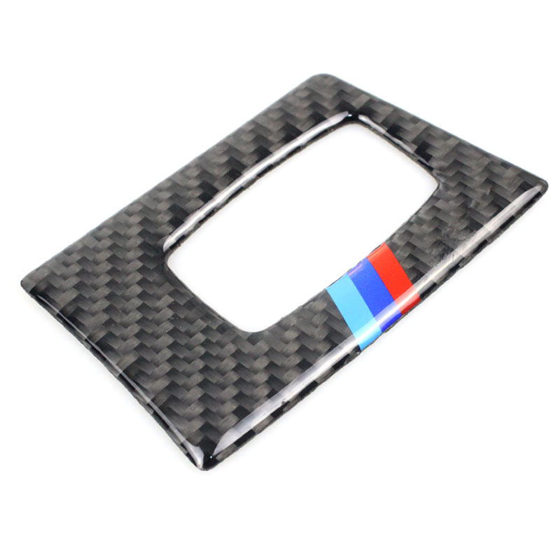 Car styling for BMW e90 e92 e93 Carbon Fiber Key Hole Protection Circle Ignition Switch Decoration Circle 2005-2012 3 Series Auto Accessory